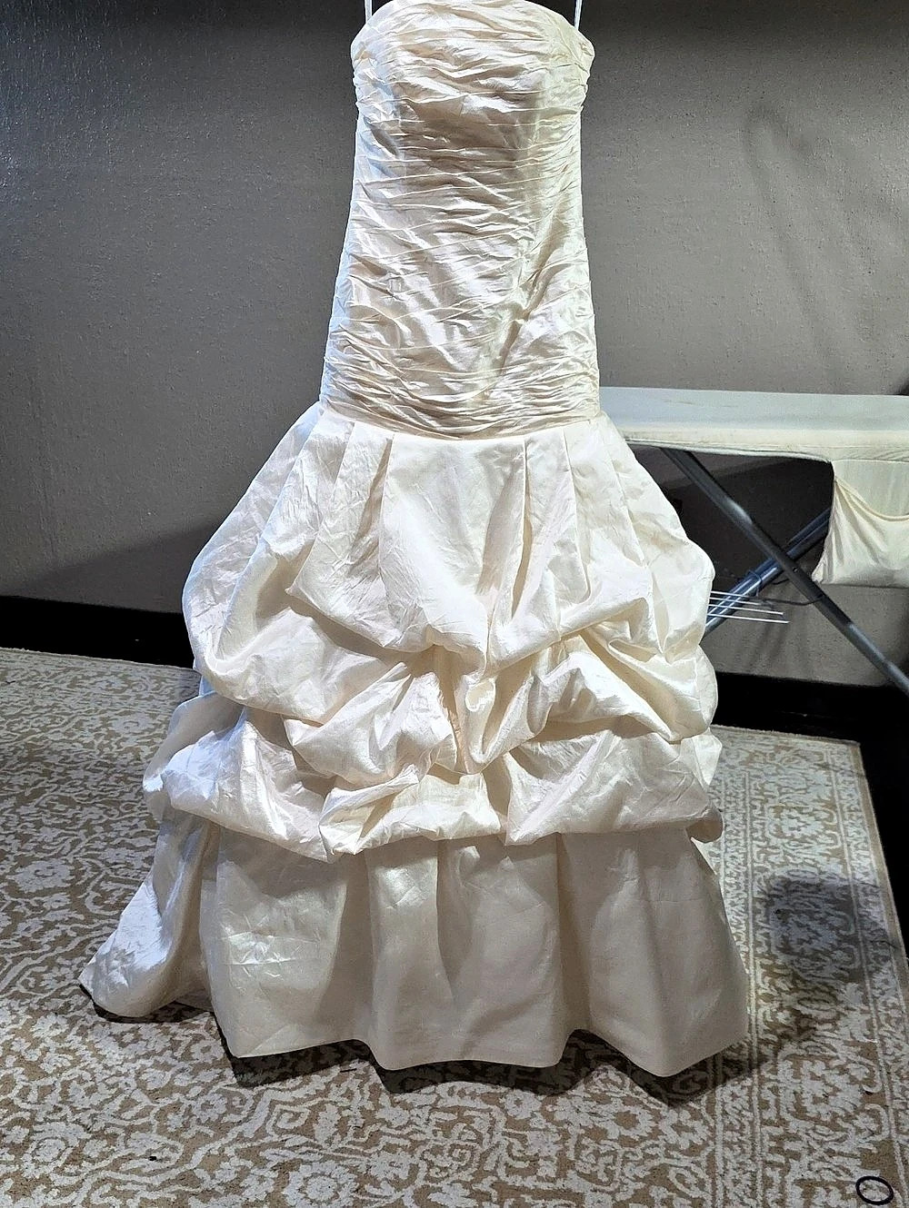 Dupioni Raw Silk Wedding Dress
